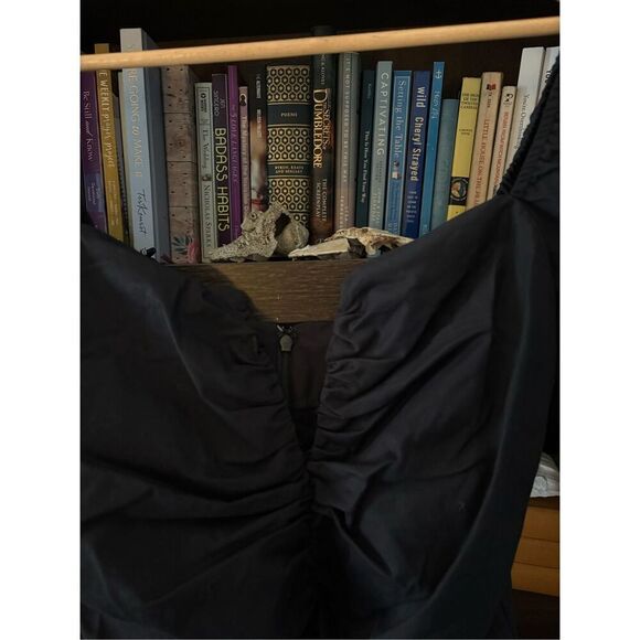 Amanda Uprichard x Revolve Skylark Mini Dress in Black Size Medium - Picture 7 of 7